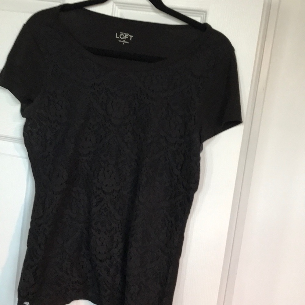 Loft lace tee